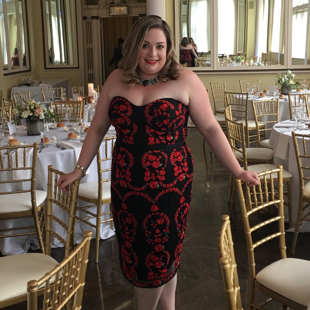 City Chic Dolce Rose Dress